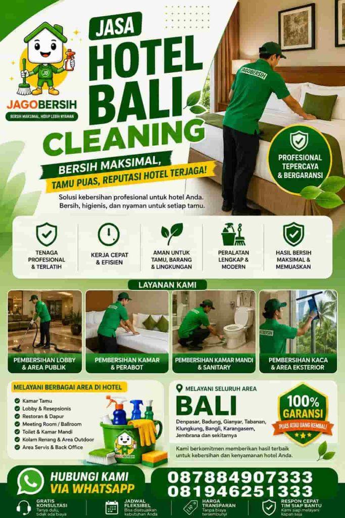 Jasa Cleaning Service di Canggu Terdekat untuk Rumah, Villa dan Properti