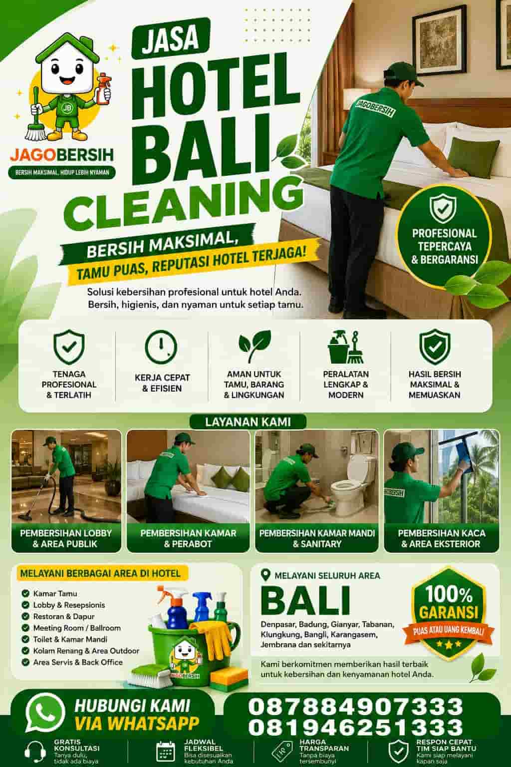 Jasa Cleaning Service di Canggu Terdekat untuk Rumah, Villa dan Properti