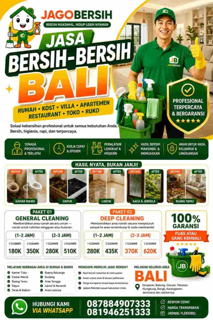 Jasa Bersihin Rumah Kosong Lama 