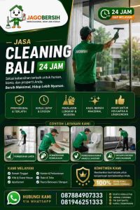 Jasa Cleaning Service di Badung Terdekat untuk Rumah, Villa, Kost & Bisnis