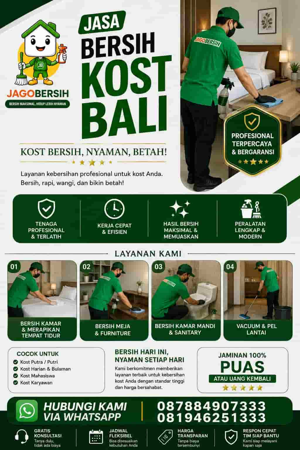 Jasa Bersihin Kos Kosan