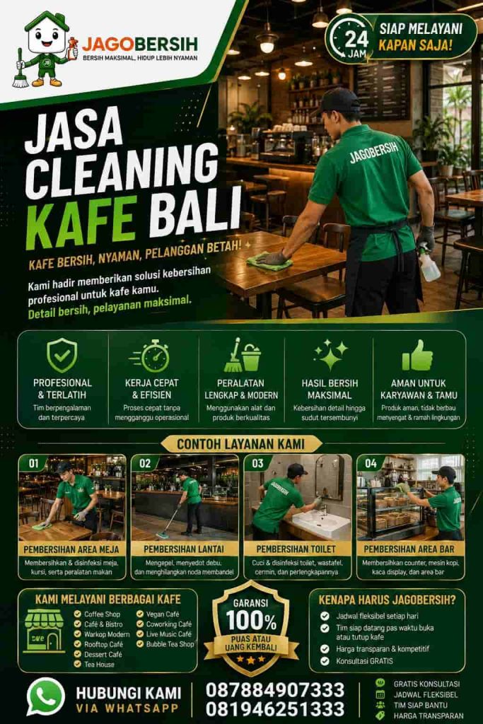 Jasa Bersih Kafe Bali